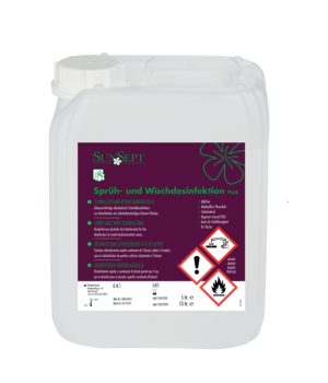 SPRAY- AND WIPE DISINFECTION PLUS 5 Liter