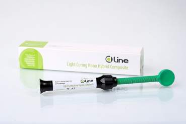 DLine Lichthärtendes Nano Hybrid Komposit 4g Spritze Dentin Farbe A1